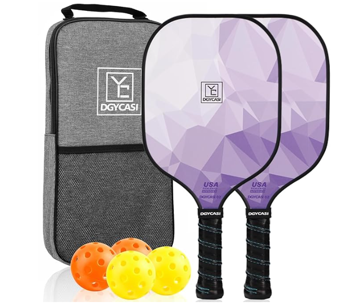 USAPA Approved Pickleball Set, 2 Paddles